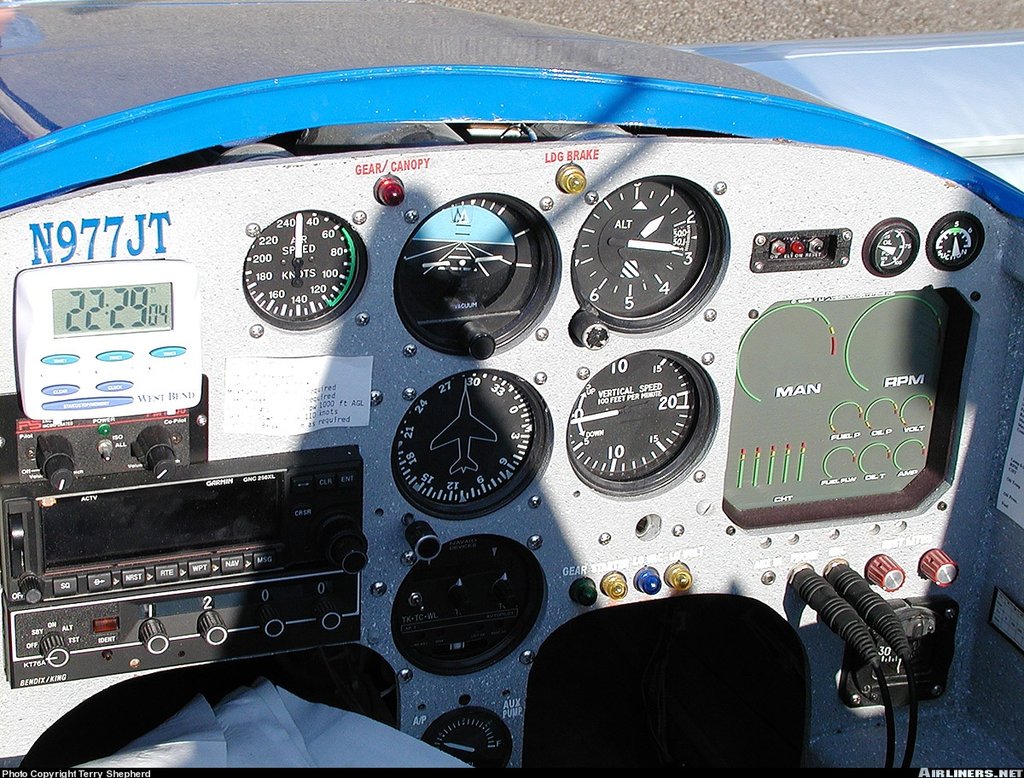 Long EZ & Veri EZ Instrument panels